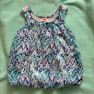 Leopard Print, Bubble Hem Tank